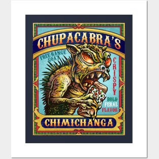 Chupacabra's Chimichanga Posters and Art